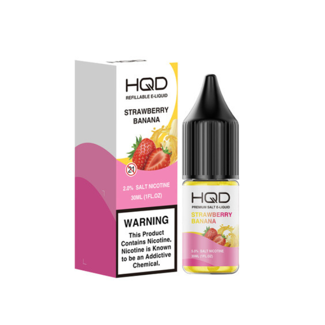 HQD Premium Salt E-Liquid - Strawberry Banana

