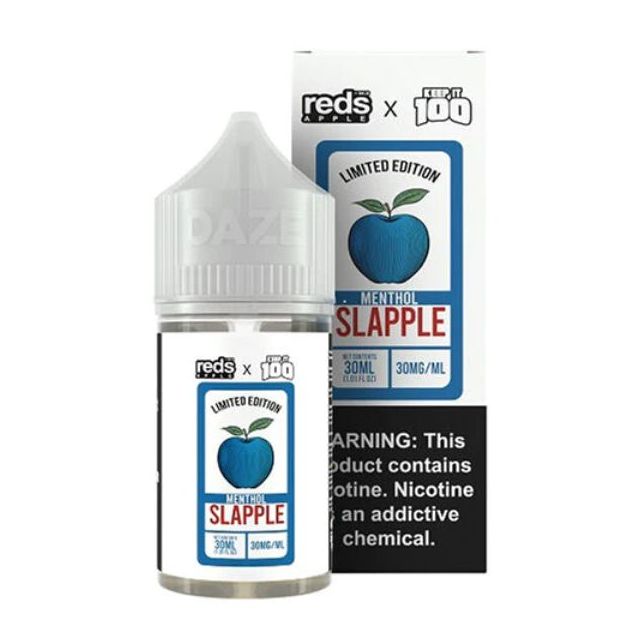 7Daze Reds x Keep It 100 30mL - Slapple Menthol