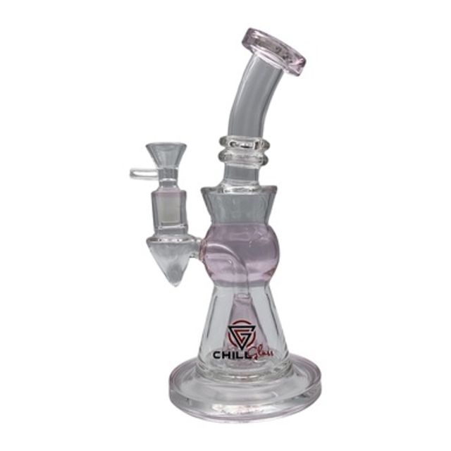 9.5" Chill Glass Water Pipe with Percolator