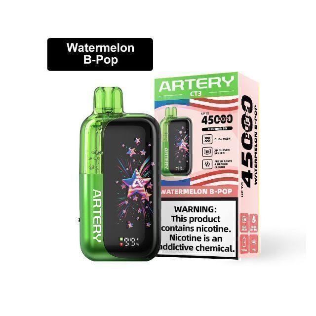 Artery CT3 Clearo 45,000 Puffs Disposable - TX Compliant Edition