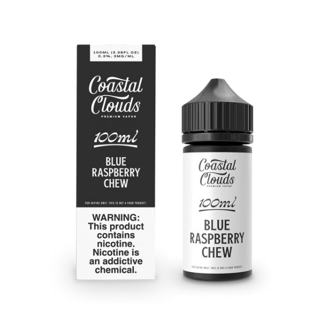Coastal Clouds 100mL Series Blue Raspberry Chew