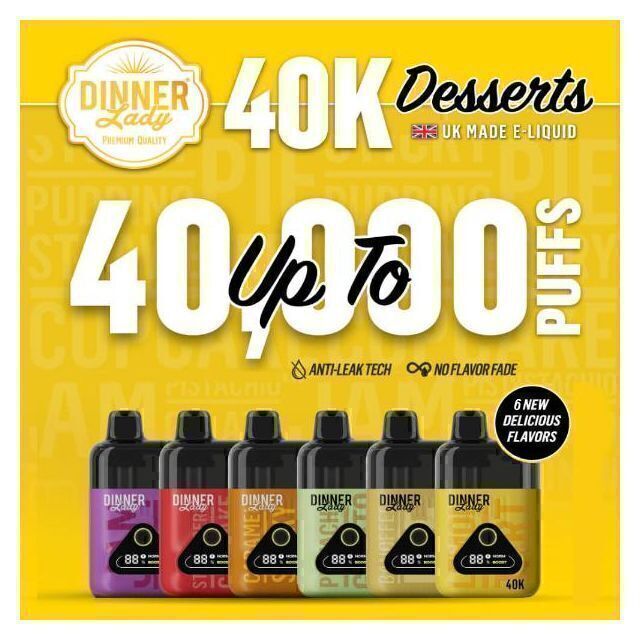 Dinner Lady Desserts 40K Puff Disposable