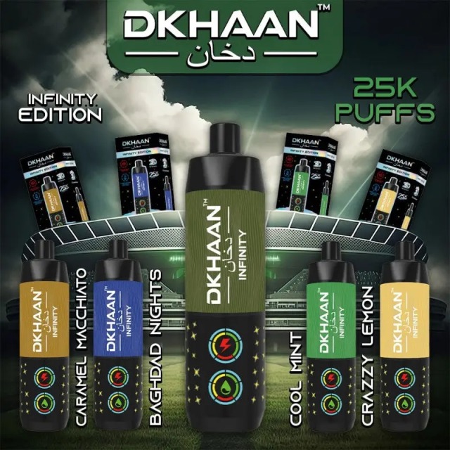 DKHAAN Infinity Edition 25,000 Puffs Disposable - Vape Wholesale