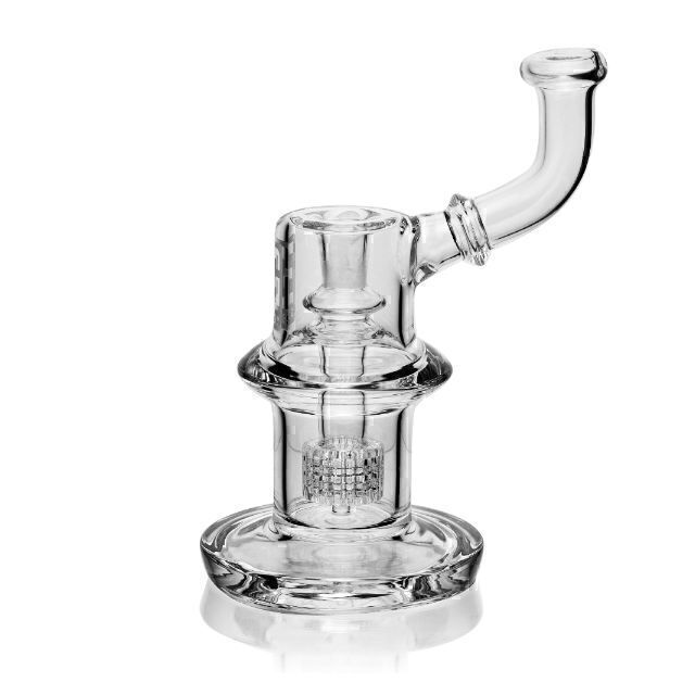 Crystal Glass Grid Mini Rig
