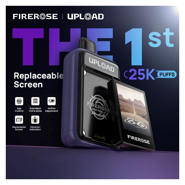 ELUX Firerose Upload 25,000 Puffs Disposable