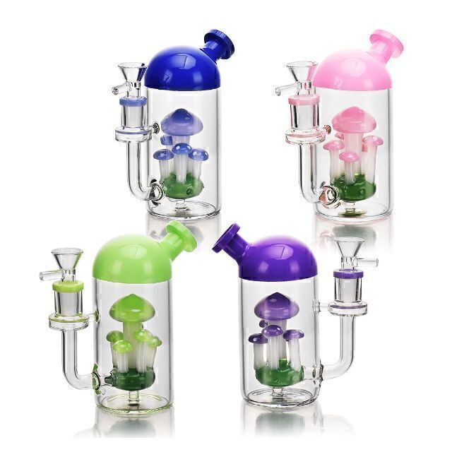5.5" Mini Mushroom Water Pipe w/ 14mm Bowl