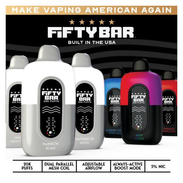Fifty Bar V2 20000 Puff Disposable