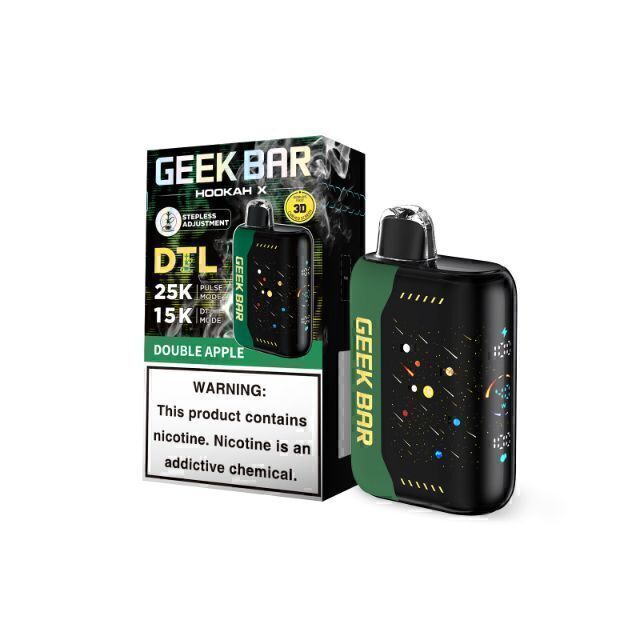 Geek Bar Hookah X 25,000 Puffs Disposable Double Apple