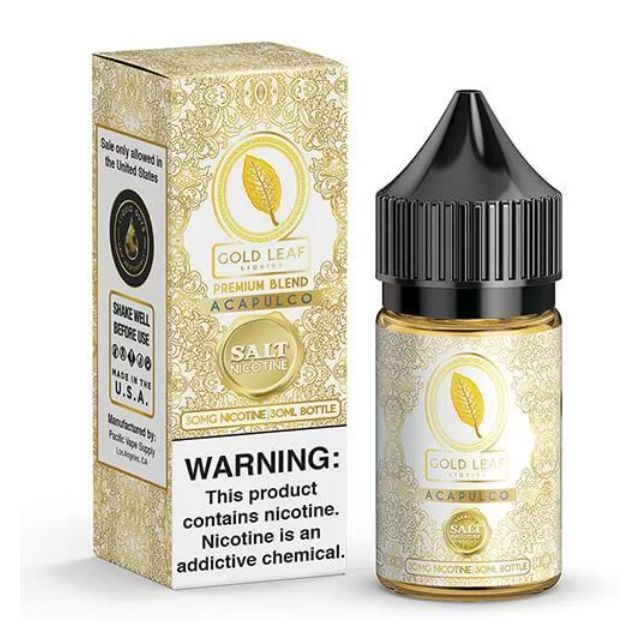 Gold Leaf 30mL Salt Series E-Liquid