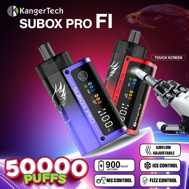 Kanger Subox Pro FI Nic+Ice+Fizz Control 50K Puffs Disposable