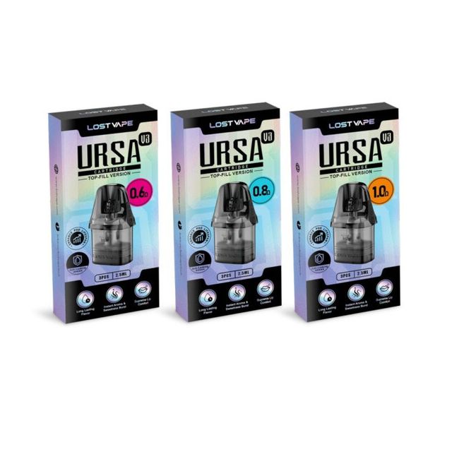 Lost Vape Ursa V3 Replacement Pods 3-Pack
