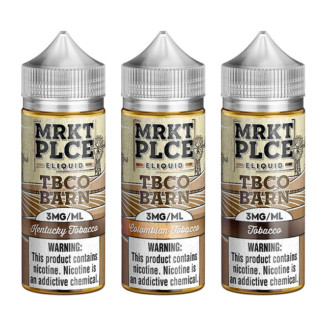MRKT PLCE TBCO Barn Series 100mL- Best Flavors