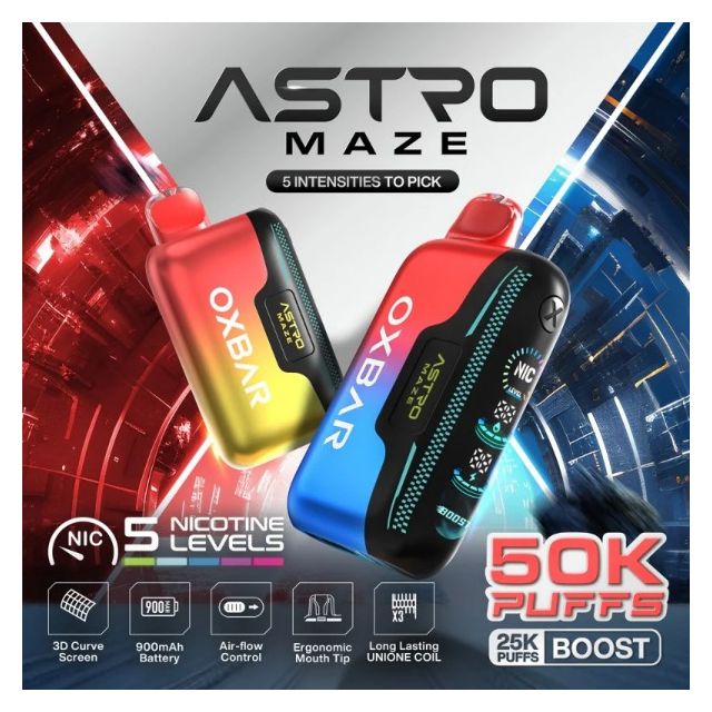 OXBAR Astro Maze 50,000 Puffs Disposable