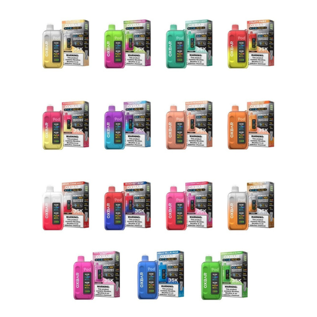 OXBAR x Pod Juice ICE-NIC Control 35,000 Puffs Disposable Best Flavors