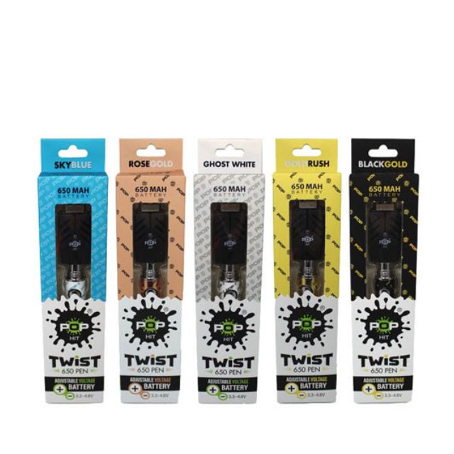 Pop Hit Twist Slim 650mAh Cartridge Pen