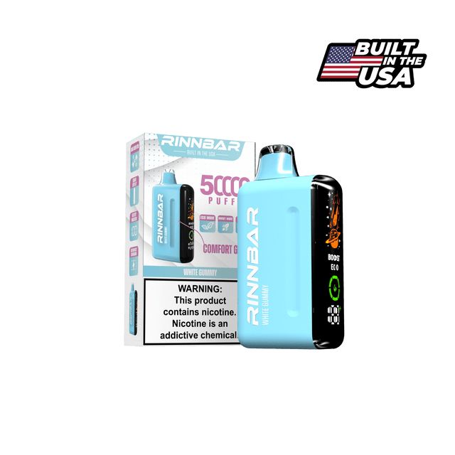 RINNBAR 50,000 Puffs Disposable White Gummy