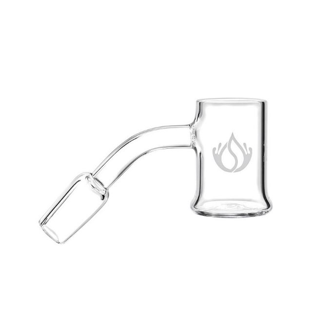 Social Glass Flat Top Cup 45 Degree Quartz Banger 14mm
