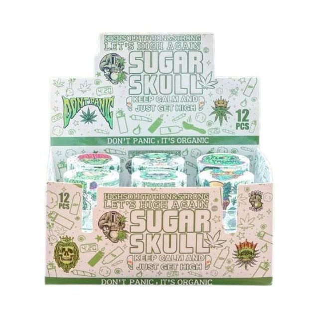 Sugar Skull 50mm Premium Zinc Alloy Grinder