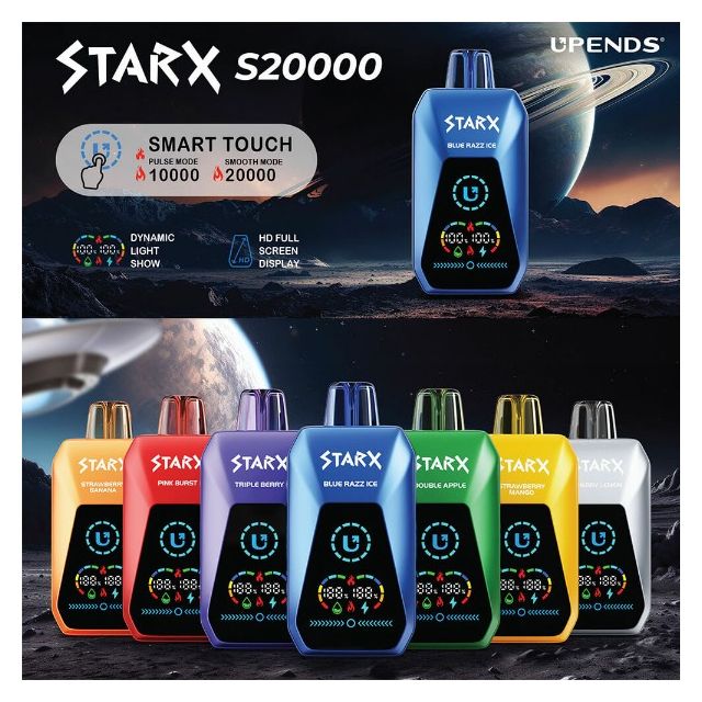 UPENDS STARX S20000 Rechargeable Disposable