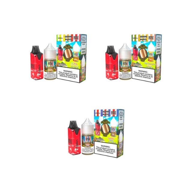 Uwell V6 Pod Kit + MRKT PLCE Salt 30mL Bundle