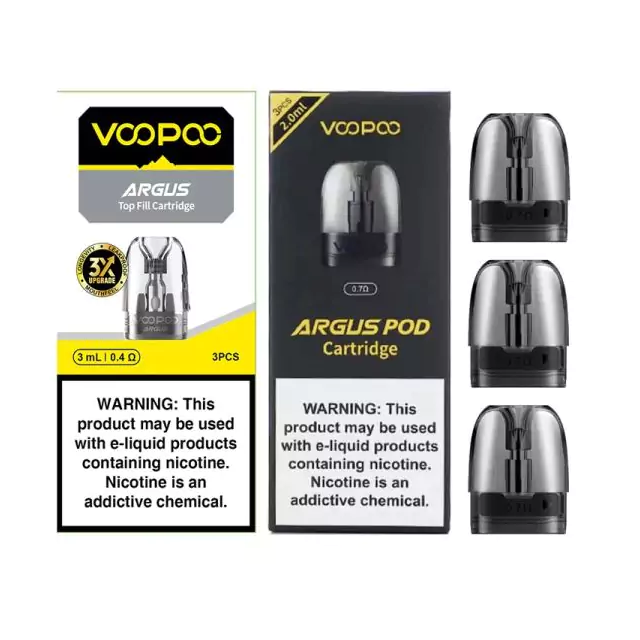 Voopoo Argus Pod 2mL Replacement Pod 3-Pack