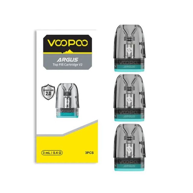 Voopoo Argus V2 Replacement Pods 3-Pack - 3ml-0.4ohm
