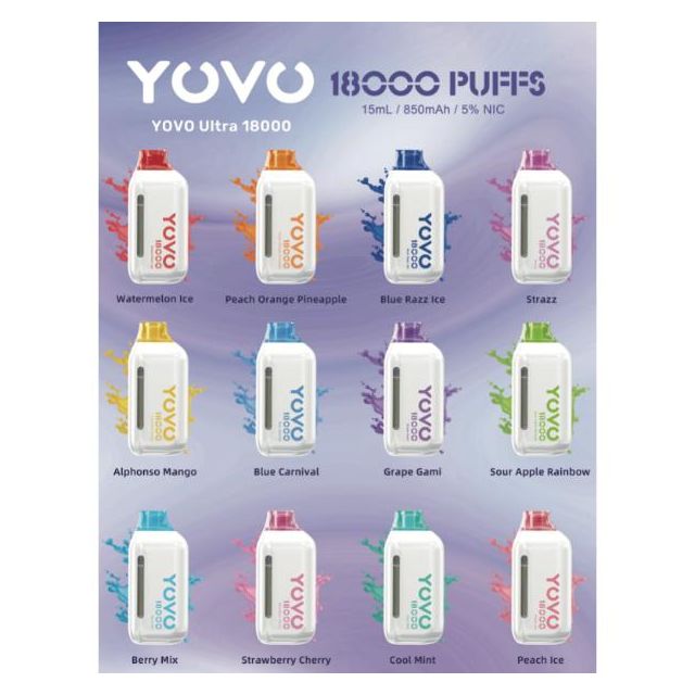 YOVO Ultra 18000 Puffs