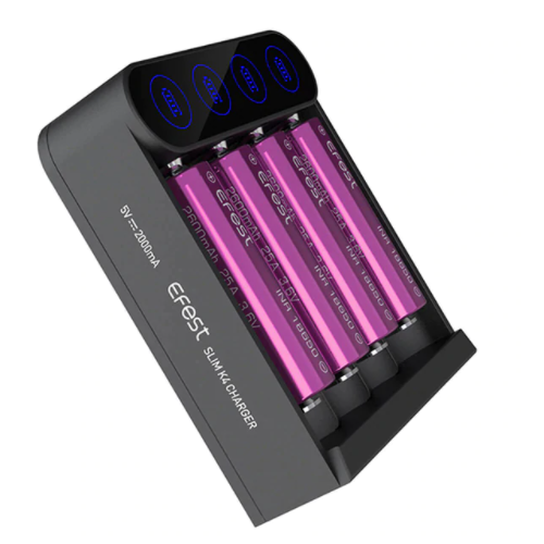 Efest Slim K4 USB-C Charger - Vape Wholesale USA
