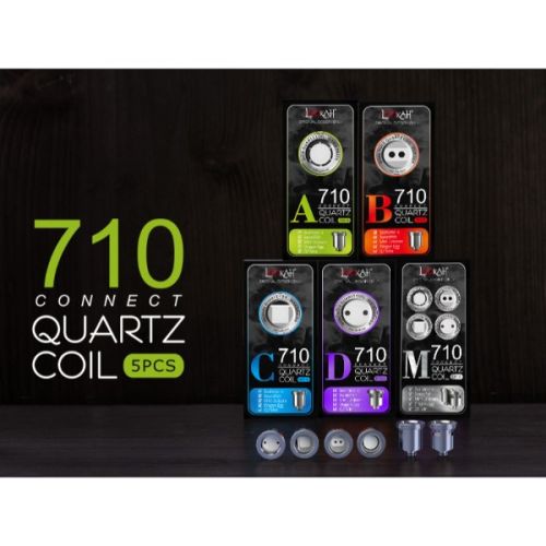 Lookah 710 Thread Quartz Wax Dish Coils