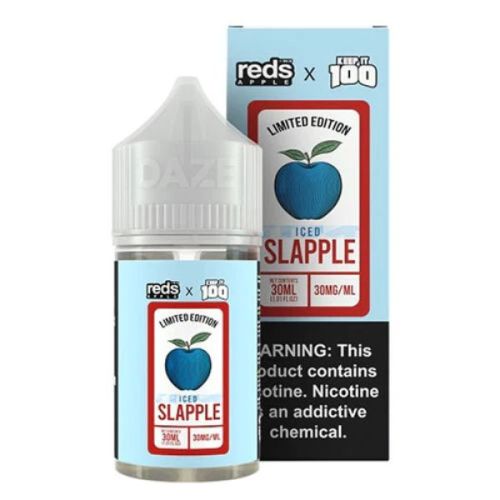 7Daze Reds x Keep It 100 30mL Salt - Slapple Iced