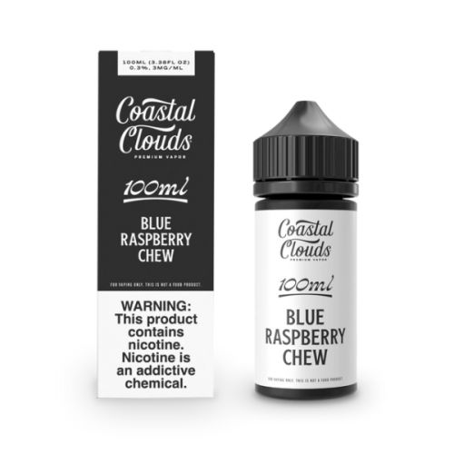 Coastal Clouds 100mL Series Blue Raspberry Chew