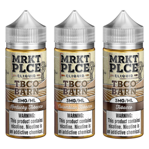 MRKT PLCE TBCO Barn Series 100mL- Best Flavors