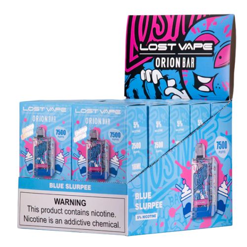 Lost Vape Orion 7500 Puffs Flavors 10 Pack Blue Slurpee