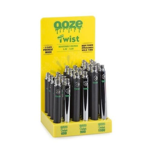 Ooze Twist 510 Batteries (24pc Display)