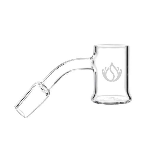 Social Glass Flat Top Cup 45 Degree Quartz Banger 14mm