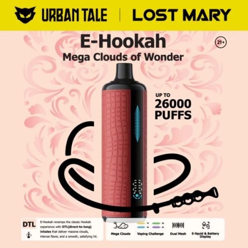 Urban Tale x Lost Mary 26,000 Puffs E-Hookah Disposable