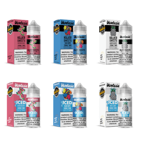 Vapetasia Killer Sweets TFN Series 100mL for wholesale and bulk pricing from Vape Wholesale USA