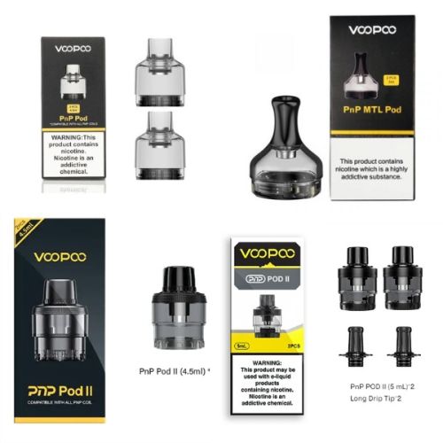 VooPoo PnP Replacement Pods 2 Pack Wholesale